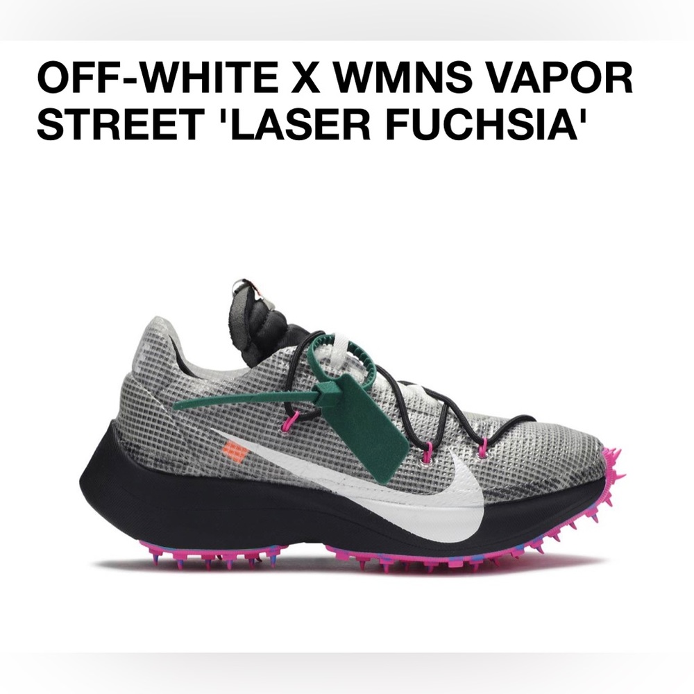 Nike X Off-White x Nike Vapor Street sneaker.